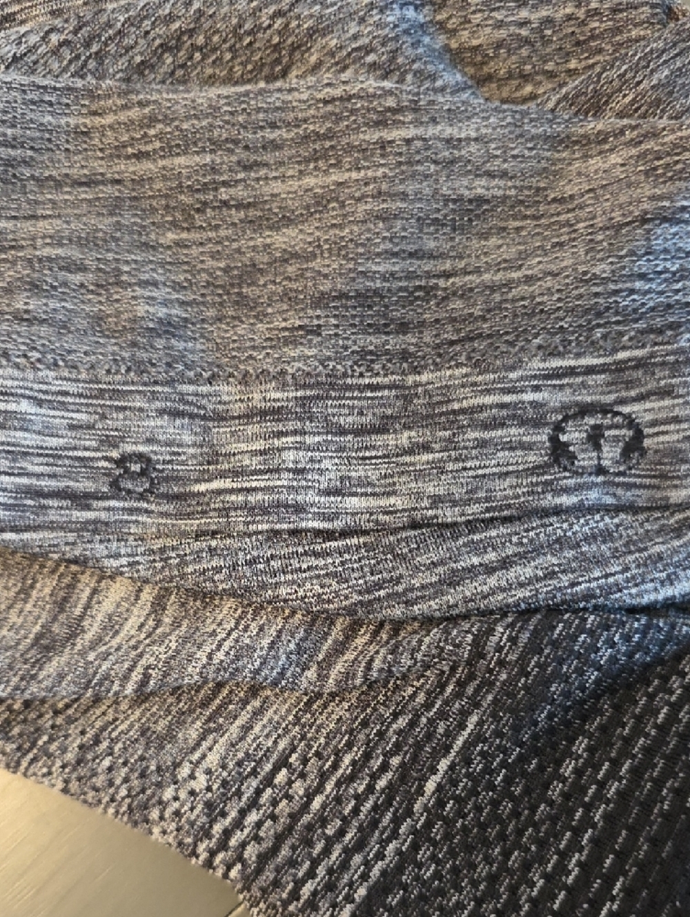 lululemon athletica Black to Heather Gray Ombre Racerback Tank - Picture 6 of 6